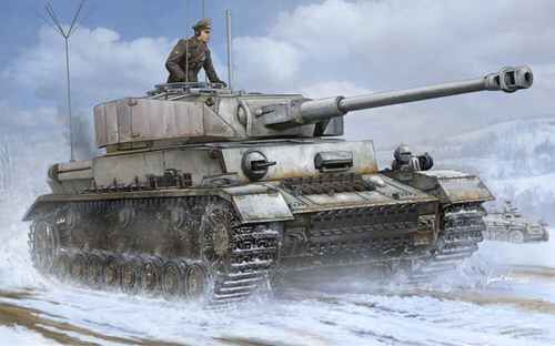 Збірна модель німецького Pz.Beob.Wg. середнього танка IV Ausf.J детальное изображение Бронетехника 1/16 Бронетехника