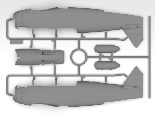 Збірна модель 1/32 Штурмовик Hs 123A Легіон &quot;Кондор&quot; ICM 32016 детальное изображение Самолеты 1/32 Самолеты