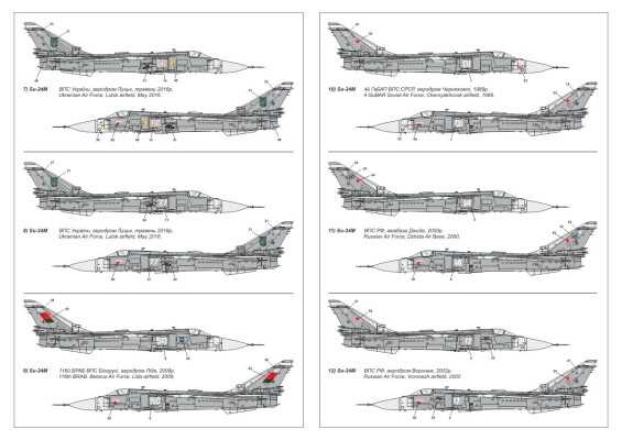 Сборная модель 1/144 Тактический фронтовой бомбардировщик Су-24М Armory Models Group 14702 детальное изображение Самолеты 1/144 Самолеты
