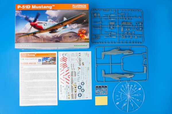 Збірна модель 1/48 Літак P-51D Mustang Eduard 82102 детальное изображение Самолеты 1/48 Самолеты