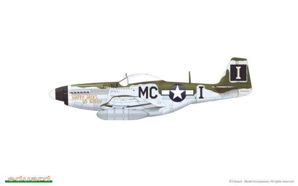 Scale model 1/48 Aicraft P-51D-5 Mustang Weekend Edition Eduard 84172 детальное изображение Самолеты 1/48 Самолеты