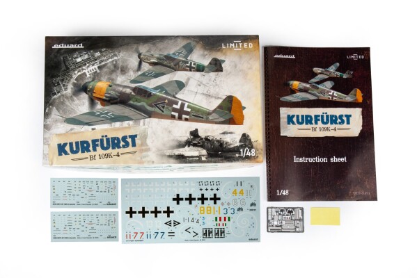 Збірна модель 1/48 Літак Messerschmitt Bf 109K KURFÜRST LIMITED Eduard 11177 детальное изображение Самолеты 1/48 Самолеты