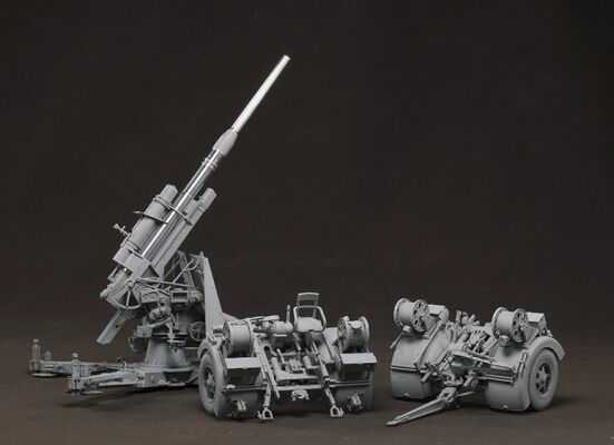 Збірна модель1/35 Німецька зенітка Flak 36 88Gun Metal Box with Metal Gun Border Model BT-013 детальное изображение Артиллерия 1/35 Артиллерия