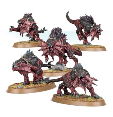 Игровой набор Warhammer AGE OF SIGMAR SPEARHEAD: BLADES OF KHORNE - FANGS OF THE BLOOD GOD детальное изображение Кхорниты Хаос