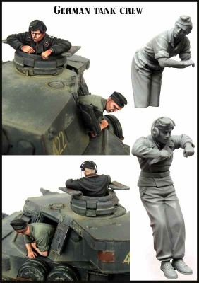 German tank crew детальное изображение Фигуры 1/35 Фигуры