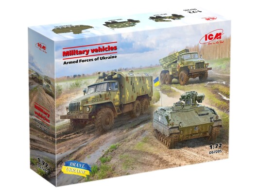 Збірна модель 1/72 Набір Військова техніка Збройних Сил України ICM DS7205 детальное изображение Бронетехника 1/72 Бронетехника