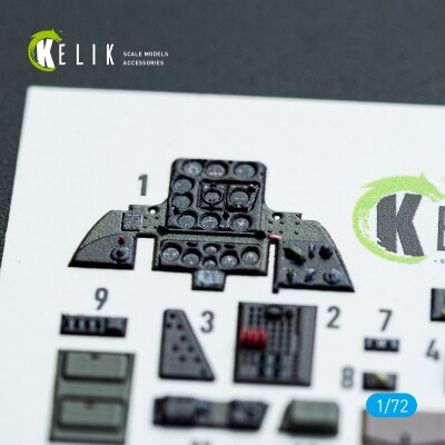 Douglas SBD-3 Dauntless 3D декаль інтер'єр для комплекту FlyHawk 1/72 KELIK K72160 детальное изображение 3D Декали Афтермаркет