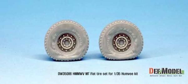 US HMMWV MT Flat tire set  детальное изображение Смоляные колёса Афтермаркет