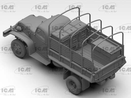 Scale model 1/35 Kitchen truck USA 2 SV ICM 35587 детальное изображение Автомобили 1/35 Автомобили