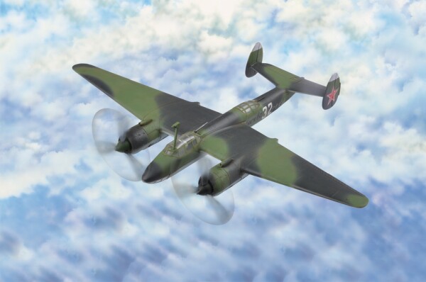 Сборная модель 1/72 Советский бомбардировщик Ту-2 ХоббиБосс 80298 детальное изображение Самолеты 1/72 Самолеты