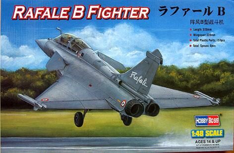 Збірна модель фразцузького літака Rafale B Fighter детальное изображение Самолеты 1/48 Самолеты