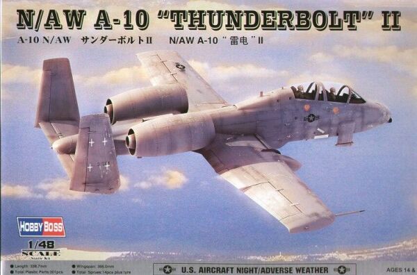 Збірна модель американського штурмовика N/AW A-10 &quot;THUNDERBOLT&quot; II детальное изображение Самолеты 1/48 Самолеты