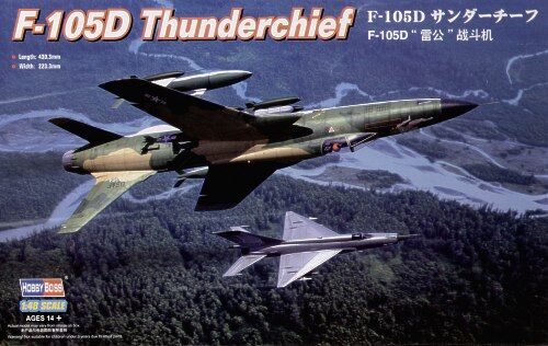 Збірна модель американського винищувача F-105D Thunderchief детальное изображение Самолеты 1/48 Самолеты