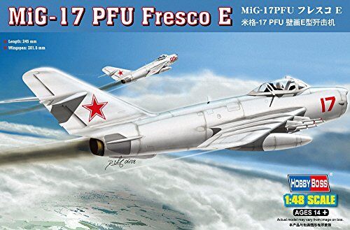 Сборная модель истребителя MiG-17 PFU Fresco E детальное изображение Самолеты 1/48 Самолеты