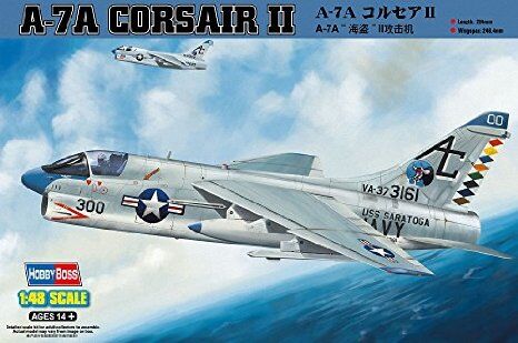 Buildable model of the American A-7A Corsair II fighter детальное изображение Самолеты 1/48 Самолеты