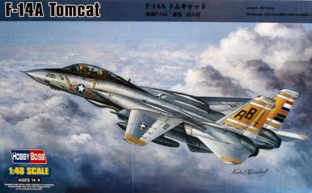 Сборная модель истребителя F-14A Tomcat детальное изображение Самолеты 1/48 Самолеты