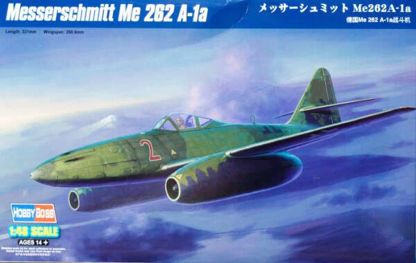 Buildable model of the German fighter Me 262 A-1a детальное изображение Самолеты 1/48 Самолеты