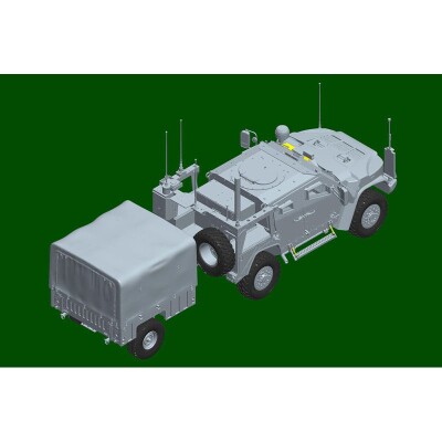 Сборная модель 1/35 Автомобиль M1280 LMTV с тактическим прицепом M1101 (LTT) IloveKit 63568 детальное изображение Автомобили 1/35 Автомобили
