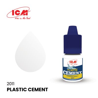 Клей для пластиковых моделей 10мл. Plastic cement ICM 2011 детальное изображение Клей Модельная химия