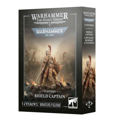 Игровой набор Warhammer 40000 - HORUS HERESY: CUSTODES - SHIELD CAPTAIN детальное изображение Ересь Хоруса WARHAMMER 40,000