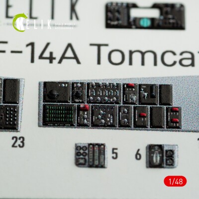 F-14A Tomcat 3D decal interior for Italeri 1/48 kit KELIK K48074 детальное изображение 3D Декали Афтермаркет