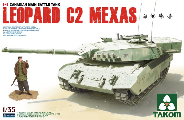 Canadian MBT Leopard C2 MEXAS детальное изображение Бронетехника 1/35 Бронетехника