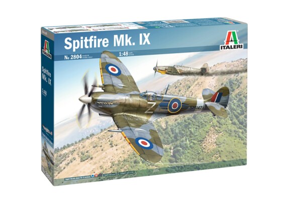 Збірна модель 1/48 Літак Spitfire Mk.IX Italeri 2804 детальное изображение Самолеты 1/48 Самолеты