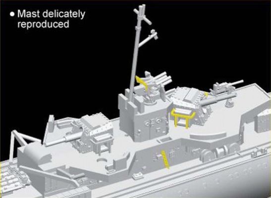 German Z-31 Destroyer (Smart Kit) детальное изображение Флот 1/700 Флот