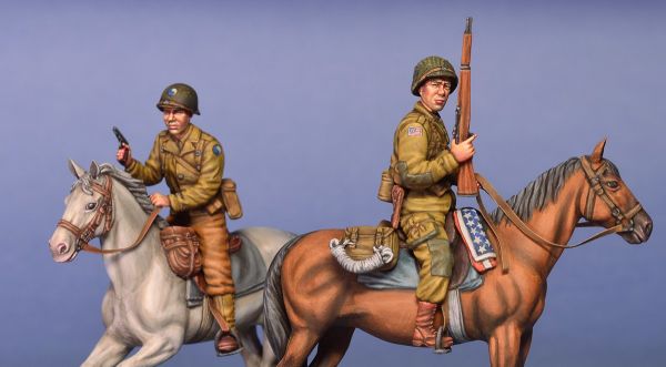 Aмериканские Всадники. Нормандия 1944 детальное изображение Фигуры 1/35 Фигуры