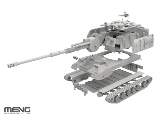 Збірна модель 1/72 Китайська самохідна гаубиця PLZ05 калібру 155 мм Meng 72-014 детальное изображение Артиллерия 1/72 Артиллерия