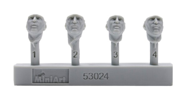 Сборная модель 1/35 Фигуры Набор немецких танкистов набор №2 (смоляные головы) МиниАрт 53024 детальное изображение Фигуры 1/35 Фигуры
