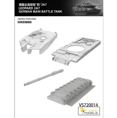 Збірна модель 1/72 Танк Леопард 2A7 Vespid Models VS720014 детальное изображение Бронетехника 1/72 Бронетехника
