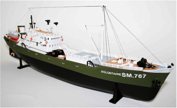 Сборная модель 1/200 Рыболовное судно Volontaire + Marie Jeanne Twin Хеллер 85604 детальное изображение Флот 1/200 Флот