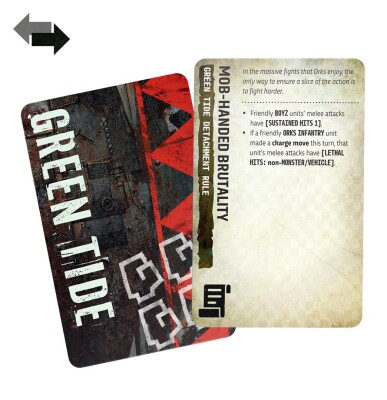 Игровые карты Warhammer 40000 - COMMAND PACK: ORKS (ENGLISH) детальное изображение Орки Армии Ксеносов