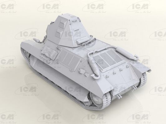 Сборная модель FCM 36 с французским танковым экипажем детальное изображение Бронетехника 1/35 Бронетехника