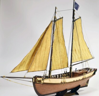 Scale wooden model 1/50 Ship &quot;Polaris&quot; OcCre 12007 детальное изображение Корабли Модели из дерева