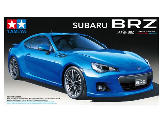 Збірна модель 1/24 Автомобіль Subaru BRZ Tamiya 24324 детальное изображение Автомобили 1/24 Автомобили