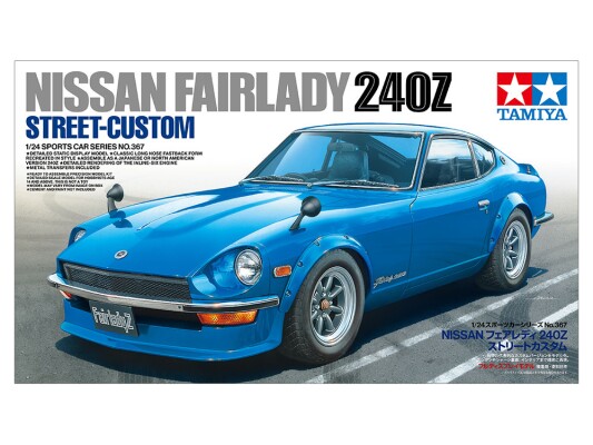 Збірна модель 1/24 Автомобіль Nissan Fairlady 240Z Street-Custom Tamiya 24367 детальное изображение Автомобили 1/24 Автомобили