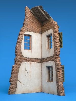 Нормандский деревенский дом детальное изображение Строения 1/35 Диорамы