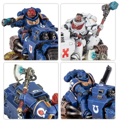 Игровой набор Warhammer 40000 - SPACE MARINES: OUTRIDER SQUAD детальное изображение Ультрамарины Космические Десантники