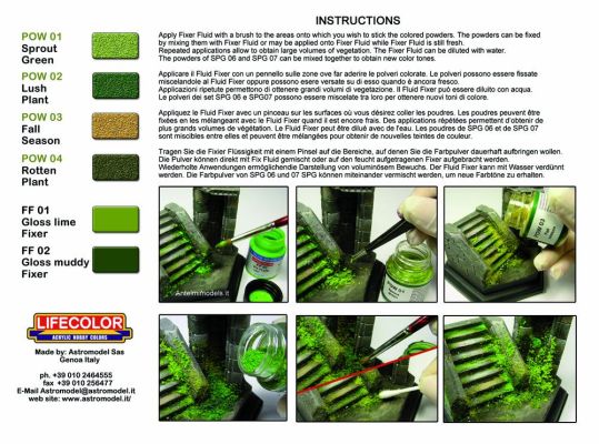 Lichens &amp; Moss - - Powder &amp; Color Set детальное изображение Наборы weathering Weathering