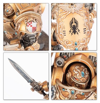 Игровой набор Warhammer 40000 - HORUS HERESY: CUSTODES - CUSTODIAN DREADNOUGHT детальное изображение Ересь Хоруса WARHAMMER 40,000