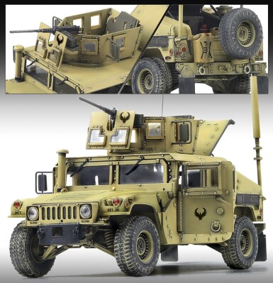 Scale model 1/35 Armored car HMMWV M1151 Hummer Academy 13415 детальное изображение Автомобили 1/35 Автомобили