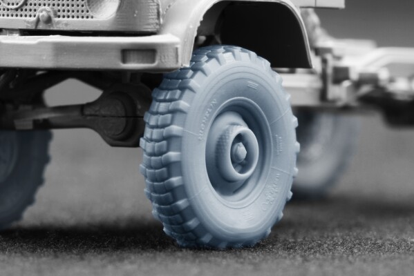 Набор колес (с деформацией) для Unimog S 404 X 11.00R20 от ACE ScaleX WM-72019W детальное изображение Колёса Афтермаркет