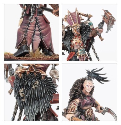 Игровой набор Warhammer AGE OF SIGMAR SPEARHEAD: BLADES OF KHORNE - FANGS OF THE BLOOD GOD детальное изображение Кхорниты Хаос