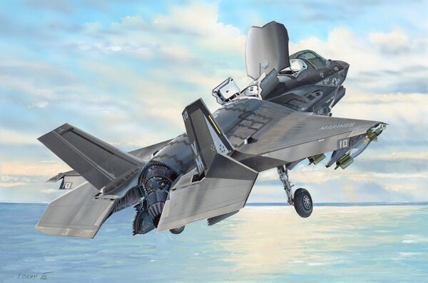 Збірна модель 1/32 Американський винищувач-штурмовик F-35B Lightning Trumpeter 03232 детальное изображение Самолеты 1/32 Самолеты