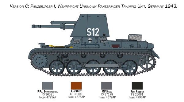 Збірна модель 1/35 САУ Panzerjäger I Italeri 6577 детальное изображение Артиллерия 1/35 Артиллерия