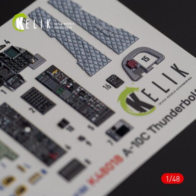 A-10C &quot;Thunderbolt II&quot; 3D decal interior for Italeri 1/48 KELIK K48018 детальное изображение 3D Декали Афтермаркет