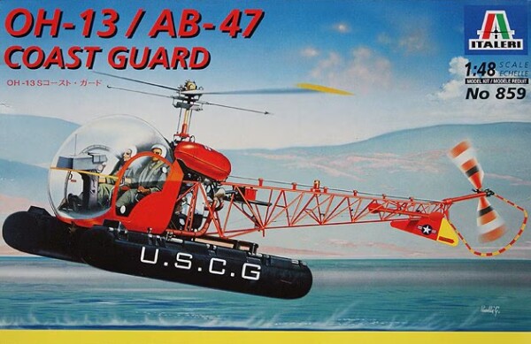 Збірна модель 1/48 Вертоліт берегової охорони Bell OH-13S/AB-47 Italeri 0859 детальное изображение Вертолеты 1/48 Вертолеты