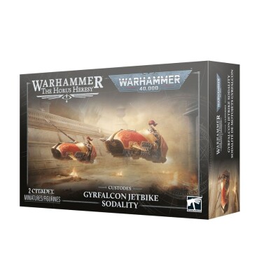 Игровой набор Warhammer 40000 - HORUS HERESY: CUSTODES - GYRFALCON JETBIKE SODALITY детальное изображение Ересь Хоруса WARHAMMER 40,000